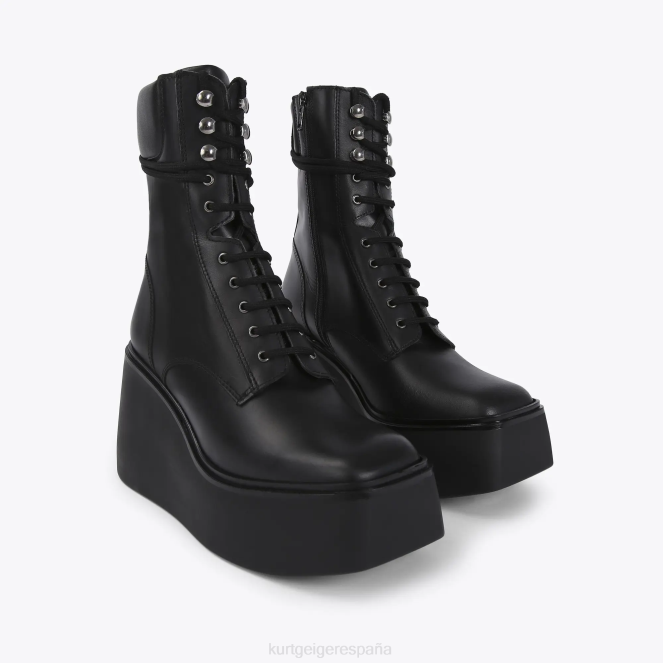 Kurt Geiger mujer bota señorial con cordones london 2LPR662 | calzados negro